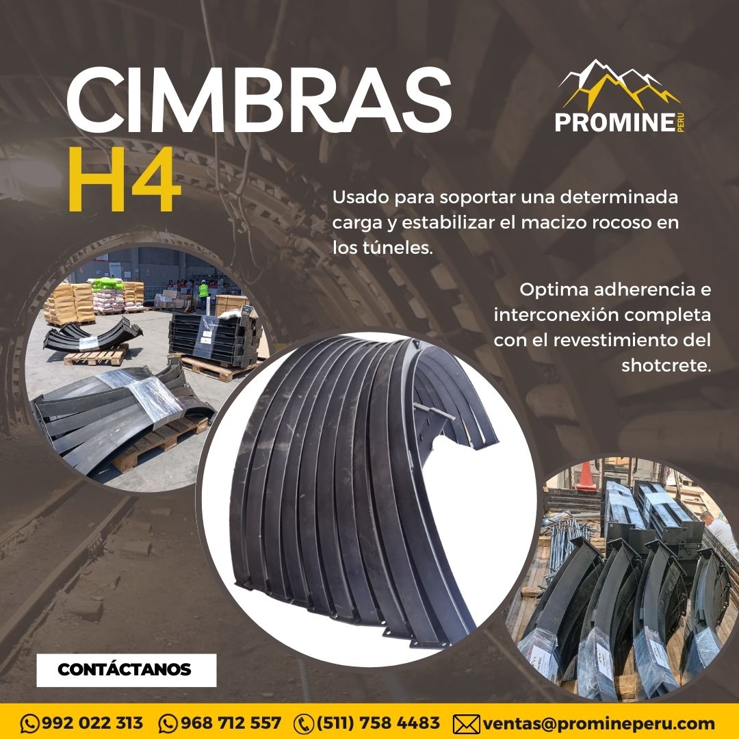 CIMBRAS VIGA H4-H6 ESTRUCTURA DE ACERO PROMINE PERÚ